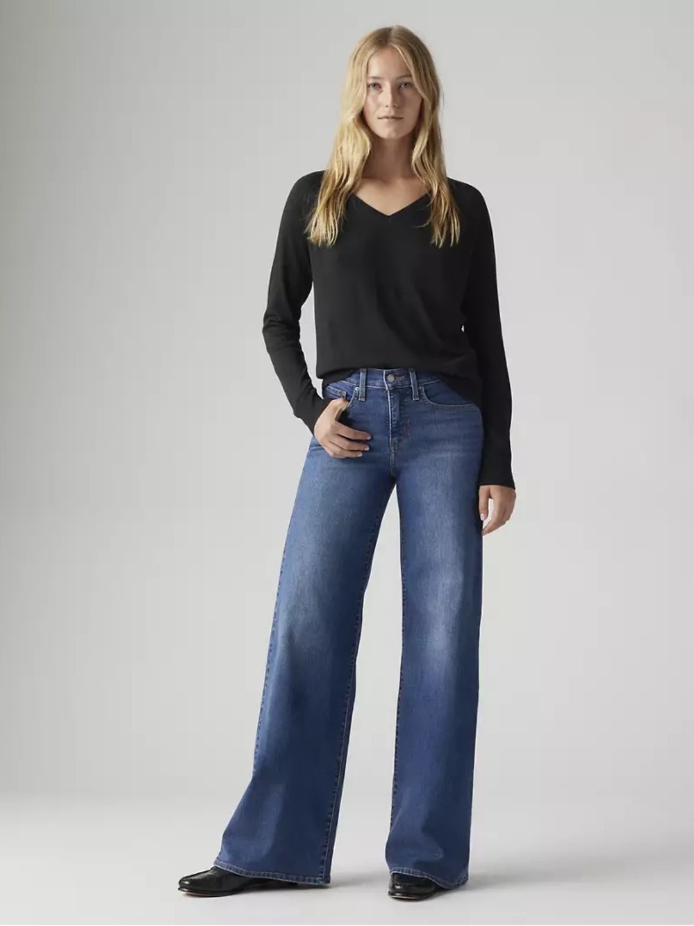 318 Shaping Wide Leg Jeans